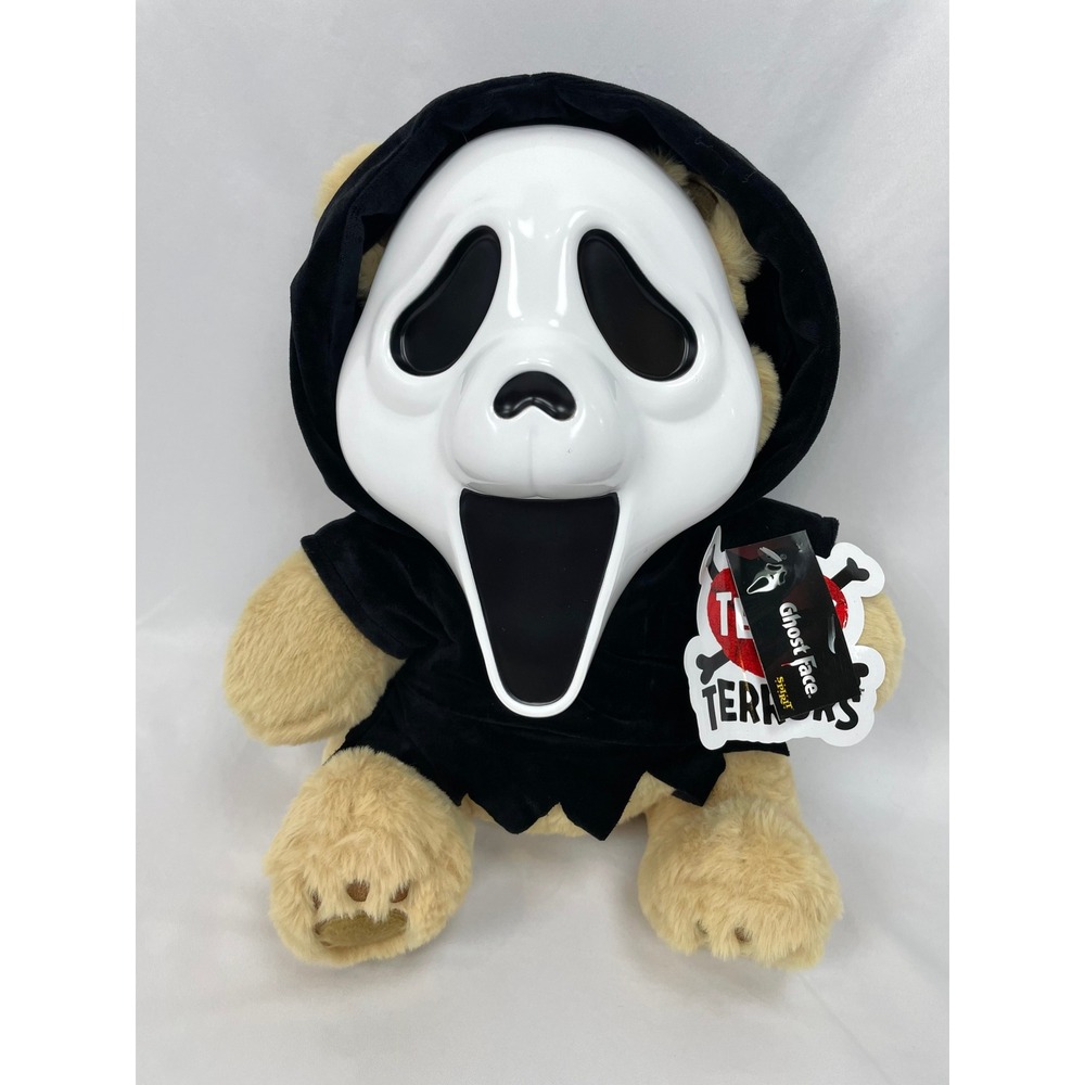 Spirit Halloween Scream Ghost Face Plush Bear Teddy Terrors 2026 Horror